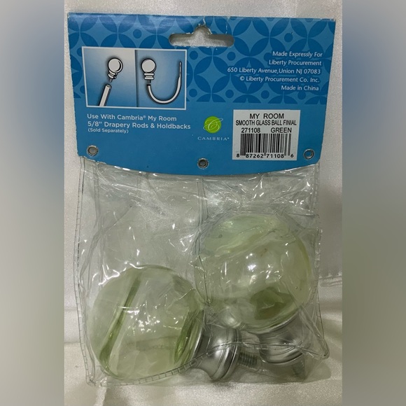 Liberty Procurement Accents Finials For Drapery Rods Holdbacks And